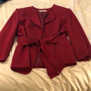 Red blazer